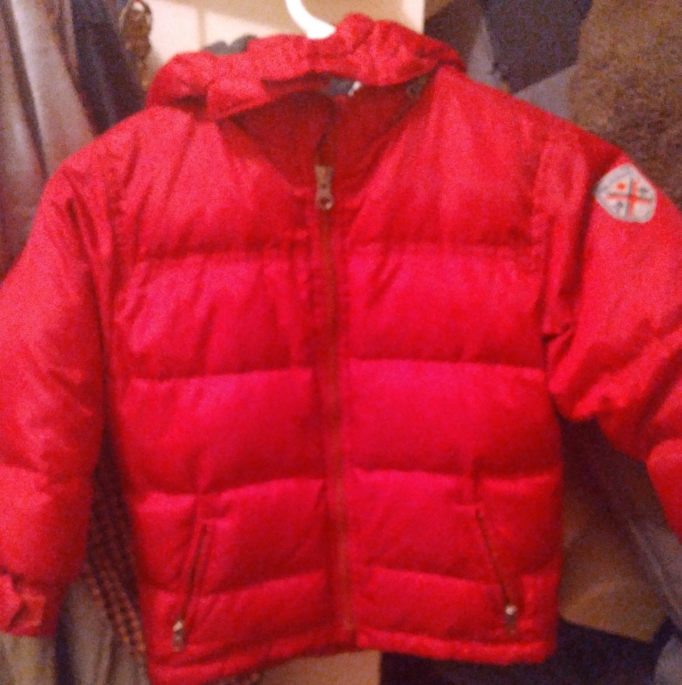 Toddler Gap coat w hood.